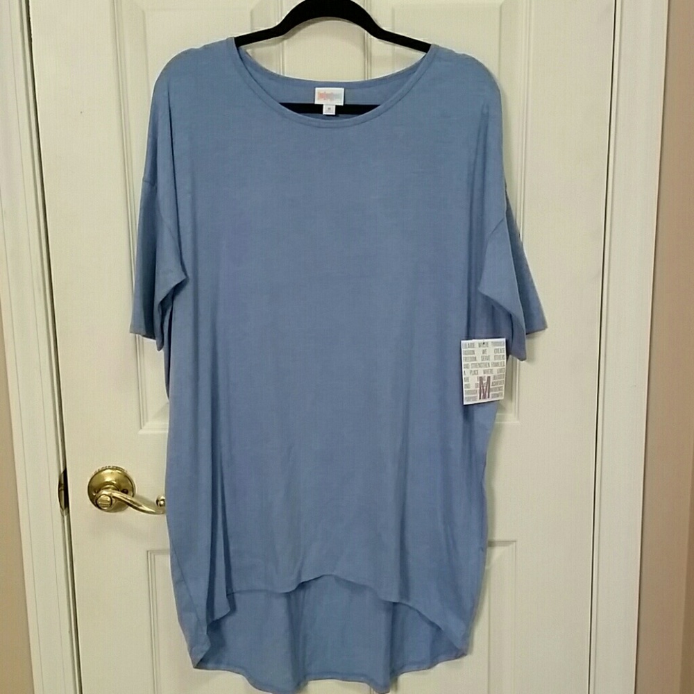 Lularoe med Irma soft Heathered blue